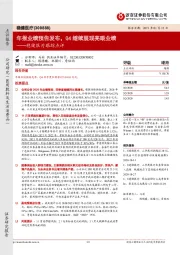 稳健医疗跟踪点评：年报业绩预告发布，Q4继续展现亮眼业绩