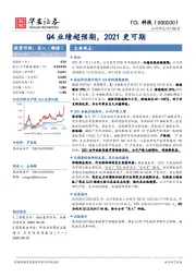 Q4业绩超预期，2021更可期