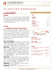 智己品牌正式发布  高端智能电动启航