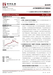 2020年业绩快报点评：公司销售增长的可持续性