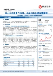 2020年度业绩预告点评：核心业务高景气延续，全年扣非业绩有望翻倍