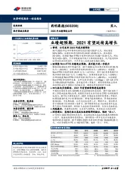 2020年业绩预告点评：业绩超预期，2021有望延续高增长