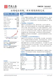 业绩超出预期，新车周期持续兑现