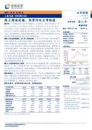 线上增速放缓，经营仍处正常轨道