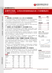 迈为股份点评:业绩符合预期,公司光伏异质结设备未来5年持续高成长