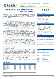 博瑞医药2020年业绩预告点评:业绩稳定增长,股权激励彰显公司信心