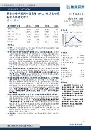 预告归母净利润中值高增65%，环卫电动装备市占率稳定前三