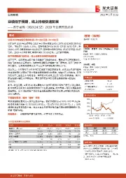 2020年业绩预告点评:业绩低于预期,线上持续快速发展