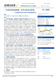 2020年度业绩预告点评：归母净利润超预期，软件业务完全恢复