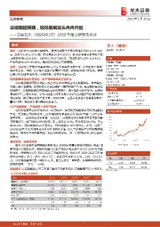 2020年度业绩预告点评:业绩略超预期,轻烃裂解龙头冉冉升起