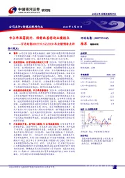 2020年业绩预告点评:市占率显著提升,供需改善将迎业绩拐点