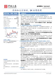 衣柜和大宗驱动，Q4业绩高增