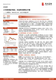 2020年报点评:三年规划稳步推进,多品牌发展亮点丰富