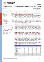 公司首次覆盖报告：坚定走IDM之路的功率半导体龙头，未来成长可期