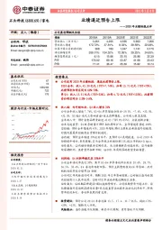 2020年业绩快报点评：业绩逼近预告上限