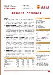 赛道红利显著，内外销持续放量