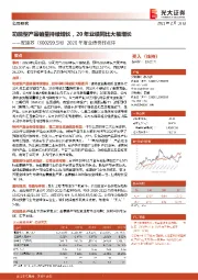 2020年度业绩快报点评：功能型产品销量持续增长，20年业绩同比大幅增长