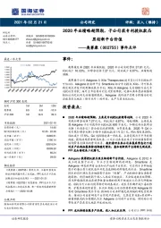 事件点评：2020年业绩略超预期，子公司获专利授权款凸显创新平台价值