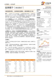 业绩持续高增长,品类渠道再度聚焦,战略调整未来可期