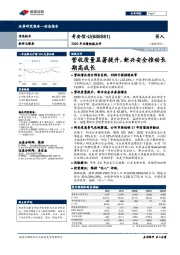 2020年业绩快报点评：营收质量显著提升，新兴安全推动长期高成长