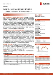 投资价值分析报告之三：油价复苏，充分受益全球石油化工景气度回升