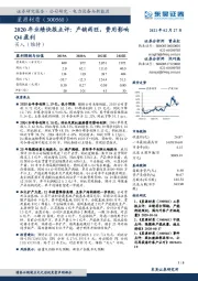 2020年业绩快报点评：产销两旺，费用影响Q4盈利