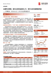 2020年业绩快报点评：业绩符合预期，国内业务受益投资上行，海外业务有望继续突破