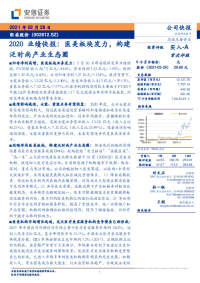 2020业绩快报:医美板块发力,构建泛时尚产业生态圈