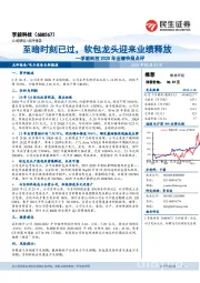 孚能科技2020年业绩快报点评：至暗时刻已过，软包龙头迎来业绩释放