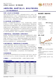 2020年度业绩快报点评:业绩符合预期,造纸景气度上行,看好全年增长弹性