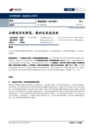 重大事件快评：业绩创历史新高，看好未来成长性
