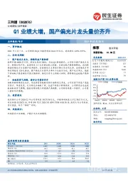 Q1业绩大增，国产偏光片龙头量价齐升