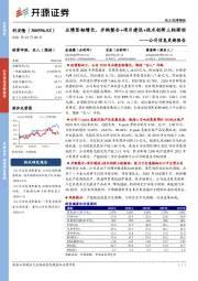 公司信息更新报告:业绩坚韧增长,并购整合+项目建设+技术创新三轮驱动
