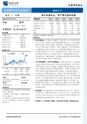 国内电感龙头，国产替代进程迅猛