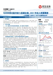 2020年业绩快报点评:毛利率推动盈利能力显著改善,2021年收入有望提速