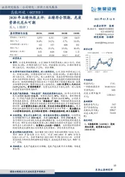 2020年业绩快报点评:业绩符合预期,危废资源化龙头可期