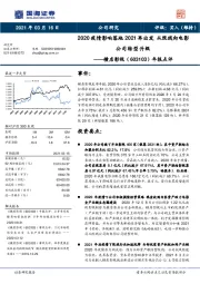 年报点评：2020疫情影响落地2021再出发 从院线向电影公司转型升级