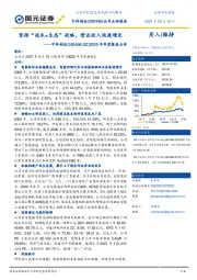 2020年年度报告点评:坚持“技术+生态”战略,营业收入快速增长