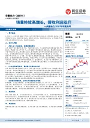 安徽合力2020年年报点评:销量持续高增长,营收利润双升