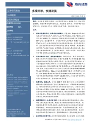 多措并举，快速发展