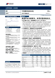 2020年财报点评：销量带动业绩增长，经营质量持续优化