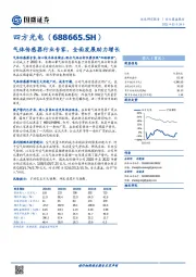 气体传感器行业专家，全面发展助力增长