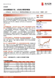 限制性股票激励计划(2021-2023)(草案)点评:发布股票激励计划,太阳纸业管理再赋能