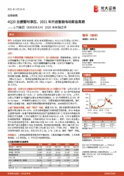 2020年年报点评:4Q20业绩暂时承压,2021年开启智能电动新品周期