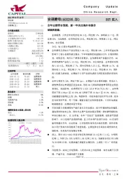 全年业绩符合预期，新一年关注海外和提价