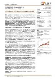 21Q1业绩提速，步入下游高景气&新品放量五年成长周期