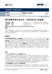公司快评:国内防爆电器行业龙头,业务成长步入加速期