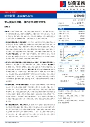 深入国际化战略，海内外协同效应加强