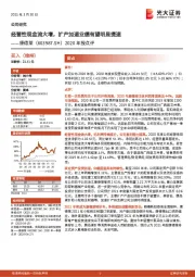 2020年报点评：经营性现金流大增，扩产加速业绩有望明显提速