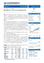 煤机业务势头良好，SEG2020年下半年已实现经营性扭亏为盈